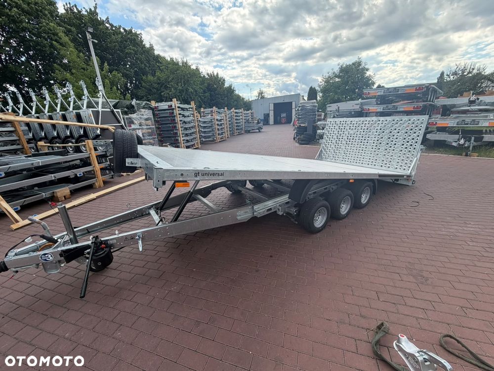 Martz Laweta Martz GT Universal 500/3 podłoga ALU DMC 3,5T 3 osie  koparka walec quad WYPRZEDAŻ - 11