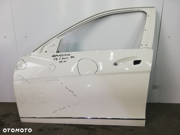 Drzwi Mercedes C klasa W204 07-14r lewy przód lewe przednie