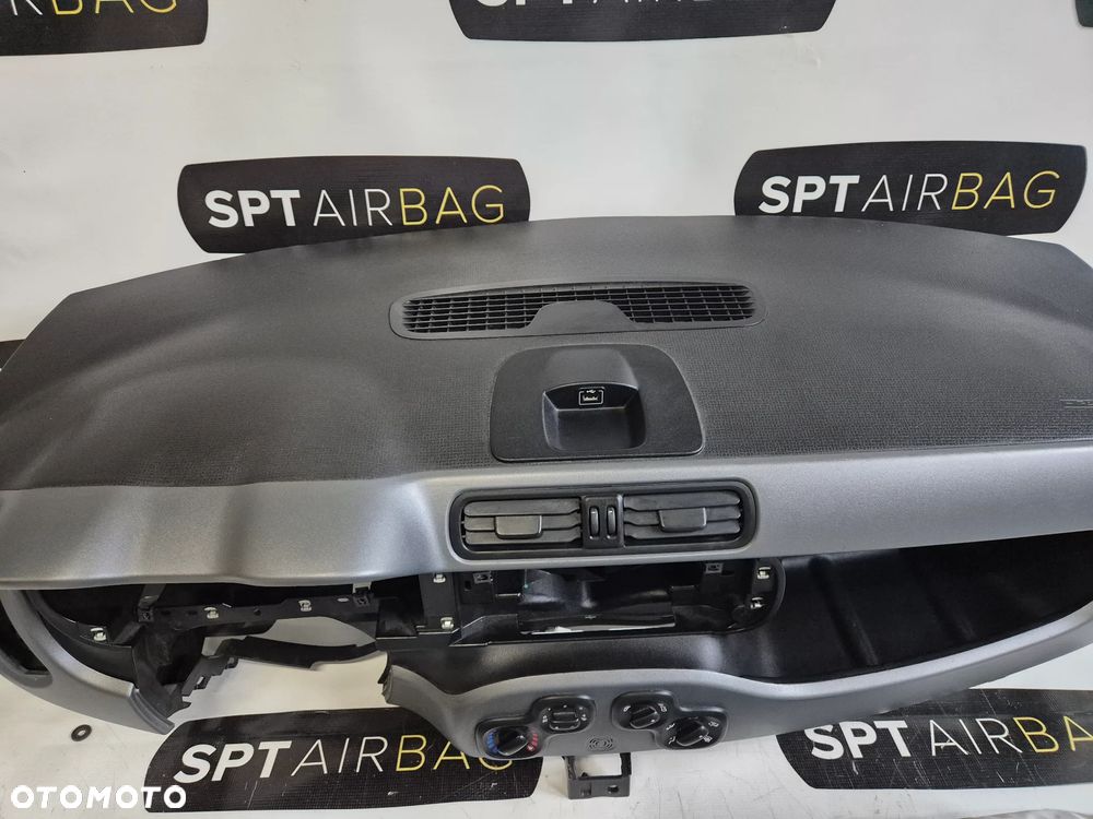 FIAT PANDA DESKA ROZDZIELCZA KONSOLA KOKPIT PULPIT PODUSZKI AIRBAG AIR BAG PASY KIT SET - 3