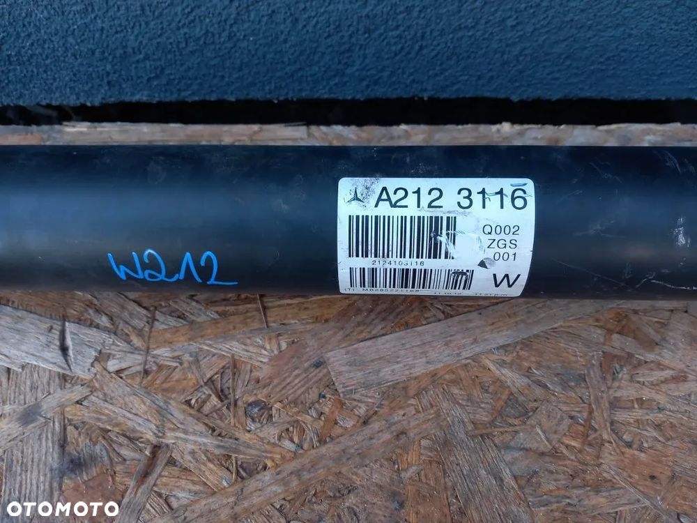 wał napędowy mercedes w212 2.2 cdi e300 hybryda a2123116 - 5