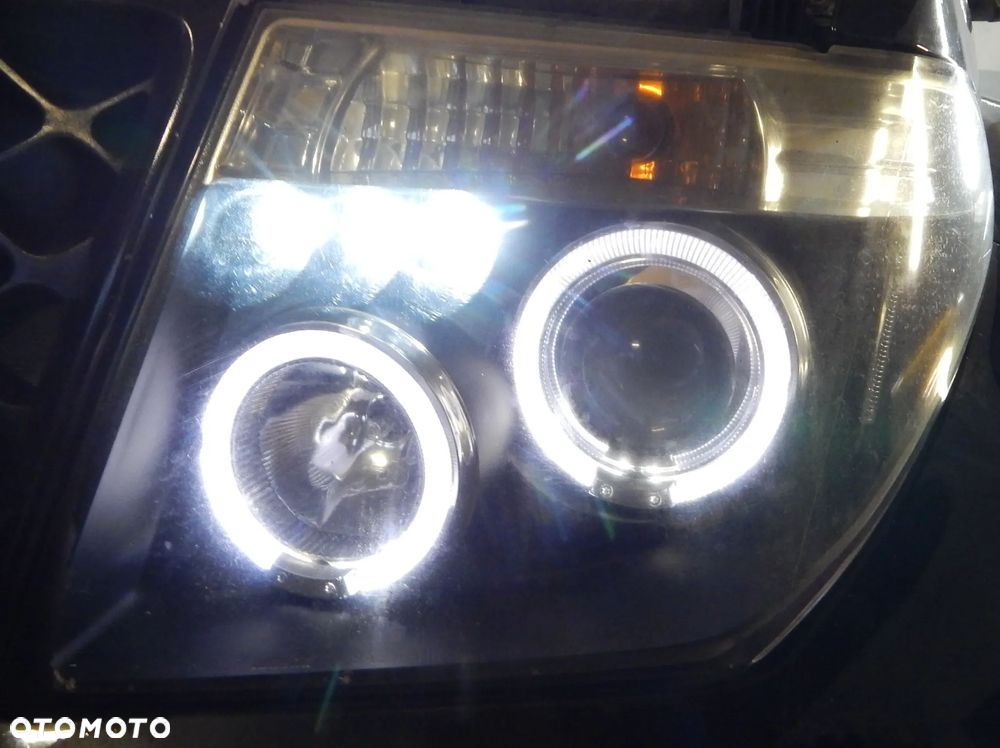 Lampa reflektor przód komplet Nissan Navara D40 Pathfinder R51 05-12 Shadow Line Łuków części - 12