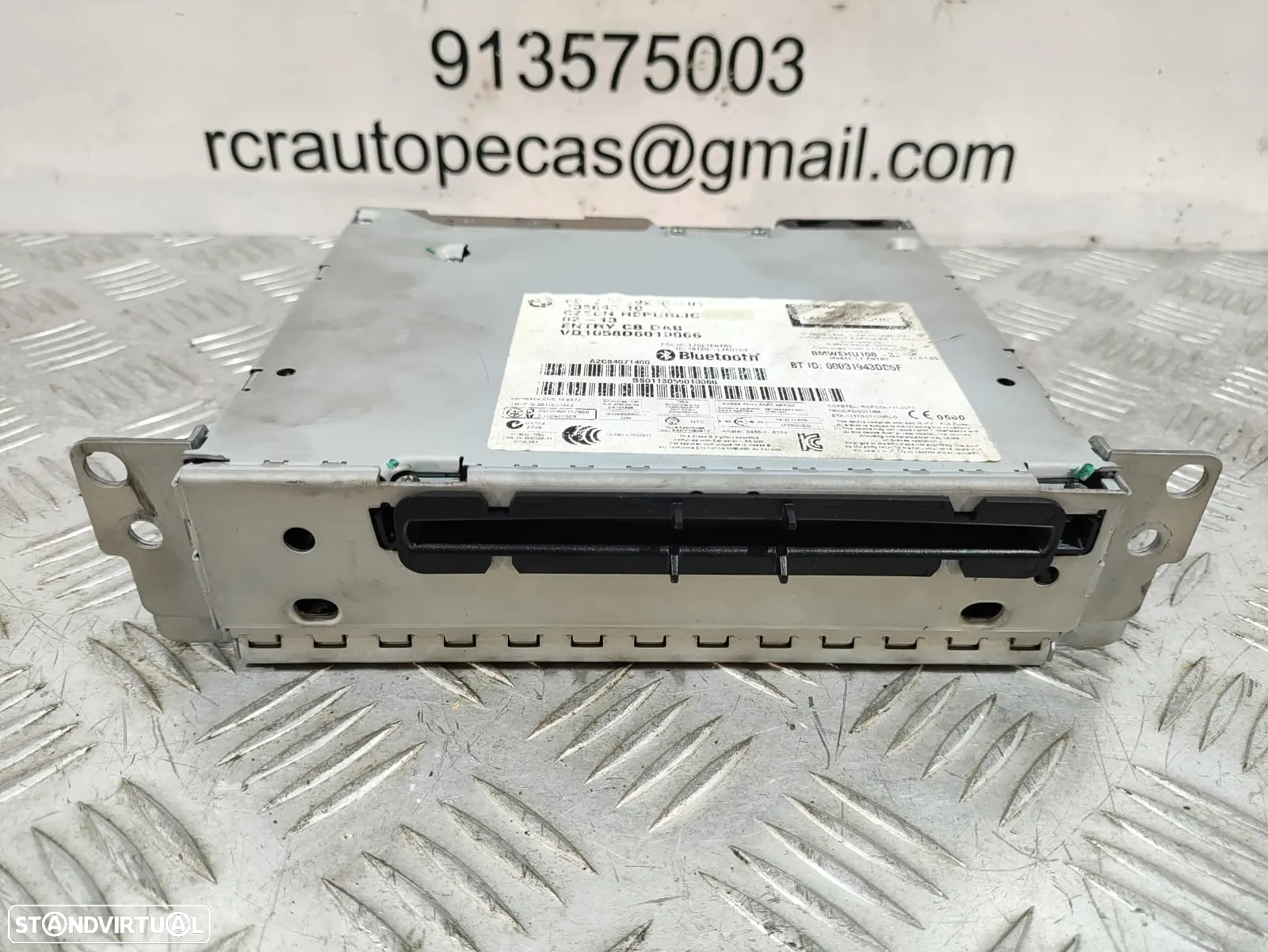 RADIO AUTORADIO LEITOR CD BMW SERIE 1 F21 65129299268 9299268 - 2