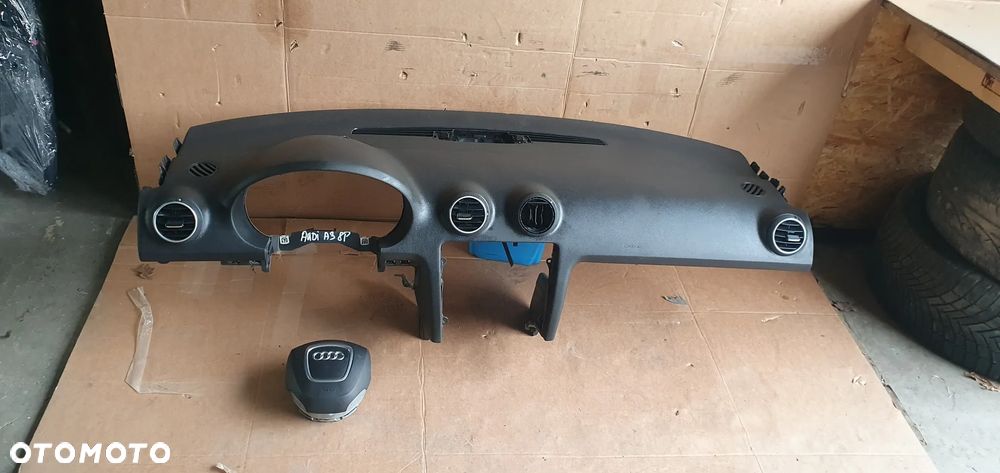 Konsola AIRBAG poduszki sensor Audi A3 8P Lift - 9