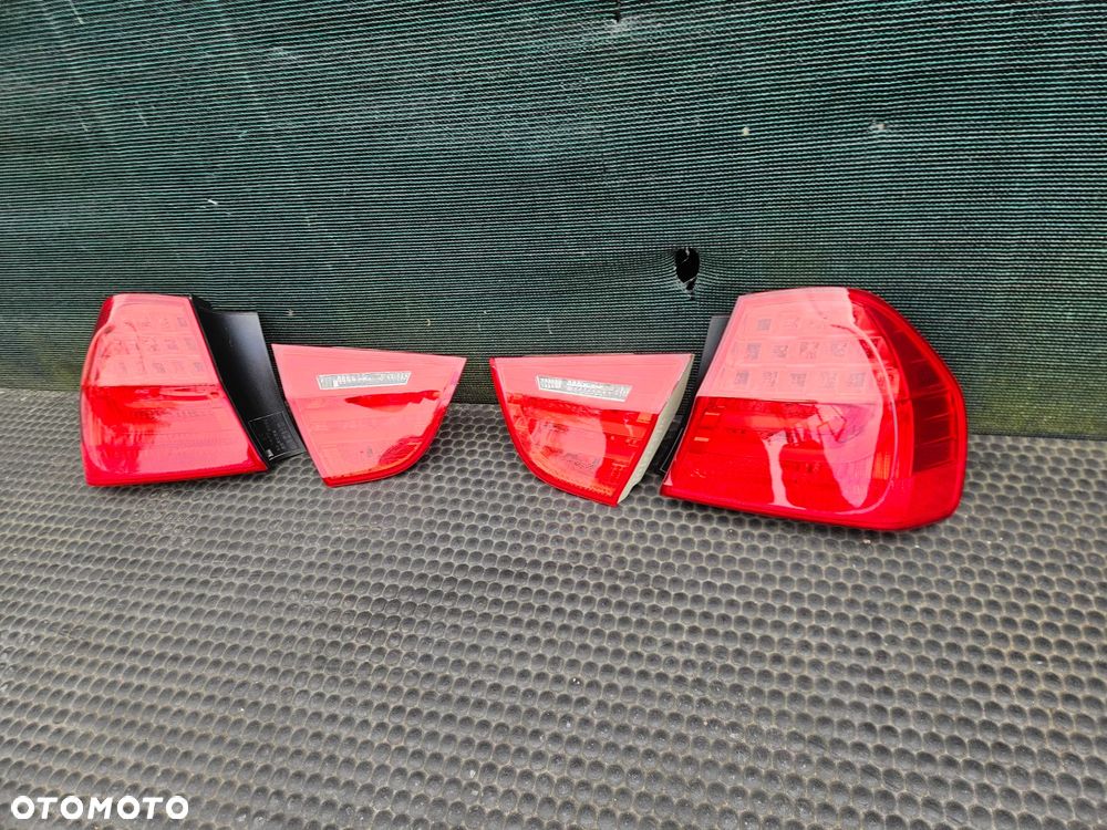 Lampa Lampy LED Tyl Tylne Blotnik Klapa BMW 3 E90 LCI Lift Komplet 09r - 3