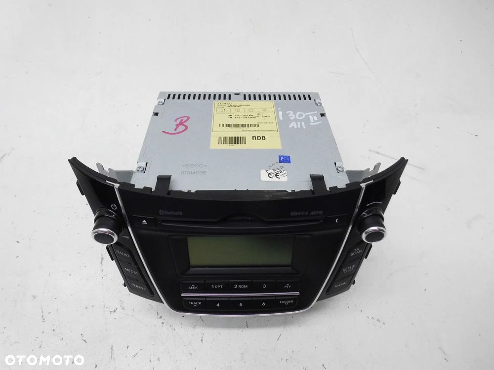 RADIO CD RDS MP3 BLUETOOTH 96170-A6210 HYUNDAI I30 II ORYGINAŁ - 4