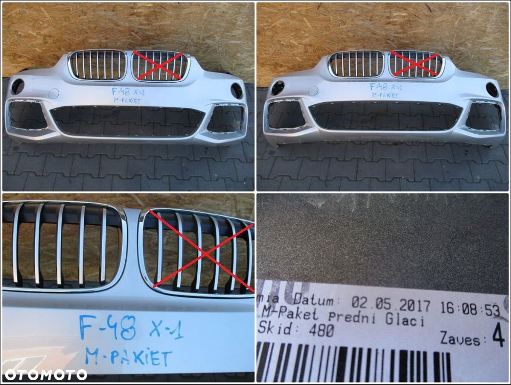Zderzak BMW X1 F48 M-PAKIET przód przedni - 1