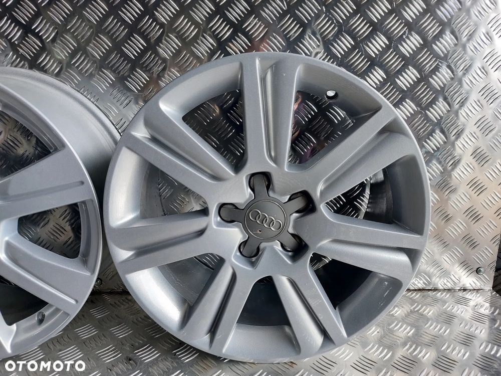 AUDI A4 B8 A6 C6 FELGI ALUMINIOWE R17 7J ET42 5X112 PROSTE ODŚWIEŻONE ORYGINAŁ ! - 2