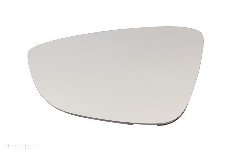 Geam oglinda exterioara VW Beetle (5c1), CC (358), EOS (1f) /15, Jetta (1b), Passat (B7), Passat CC (357), Scirocco (1k8); stanga, crom, incalzita, asferica, 3C8857521, 5C6857521B - 1