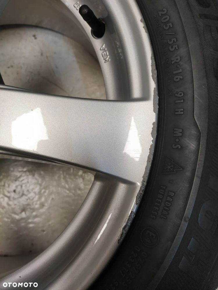 ALFA ROMEO AUDI SEAT SKODA VW 7X16 ORYGINALNE FELGI DEZENT ALUMINIOWE R16 ET40 5X112 OPONY SEMPERIT 205/55 KOŁA - 10