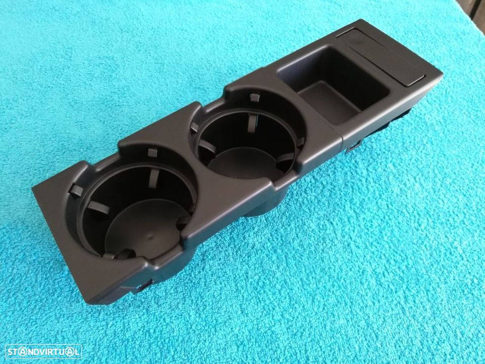 Suporte Porta Copos BMW Serie 3 E46 - Preto - 1