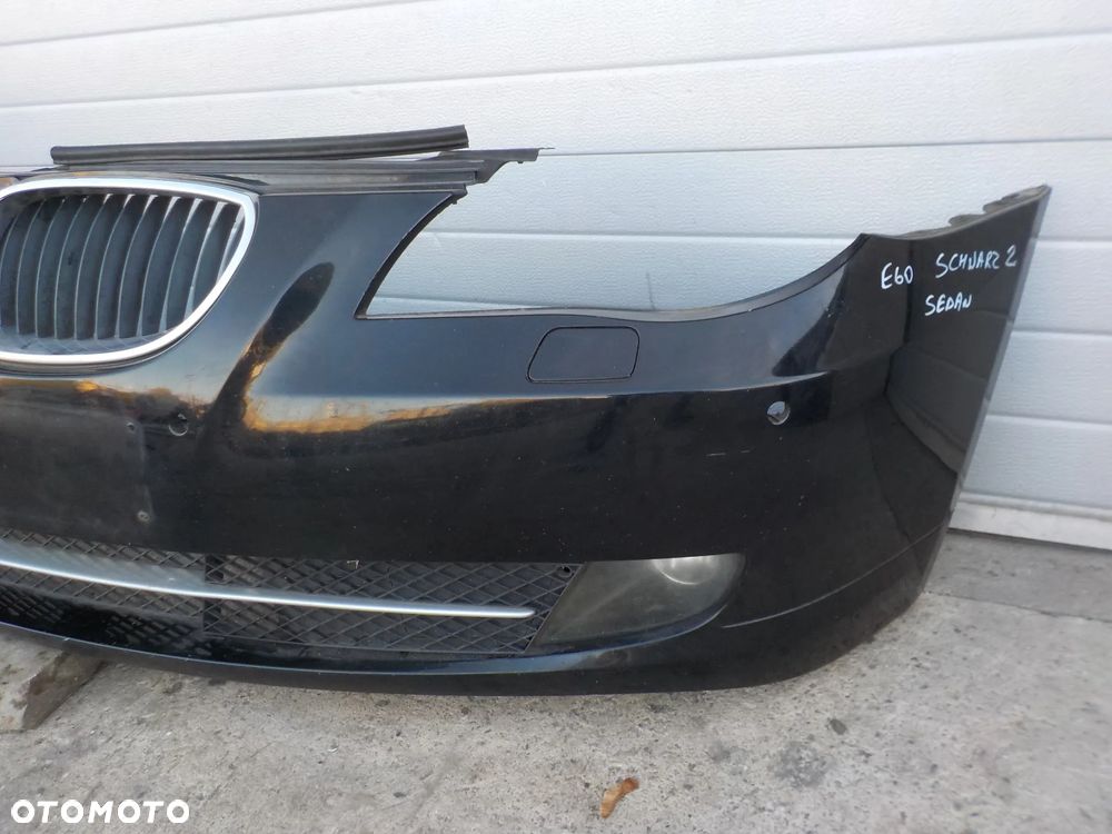 BMW E60 LIFT ZDERZAK PRZÓD PRZEDNI SCHWARZ - 5