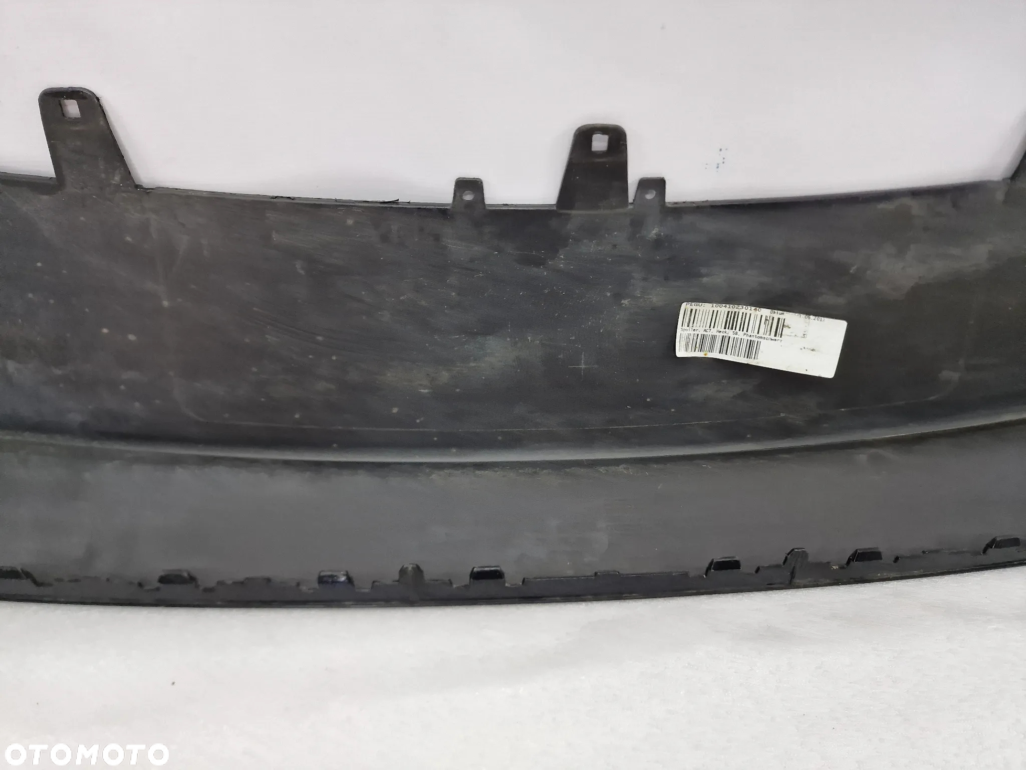 AUDI A7 4G8 10- DYFUZOR / SPOJLER ZDERZAKA TYLNEGO TYLNIEGO TYŁ , NR 4G8807521 , NR AUKCJI DT137 - 12