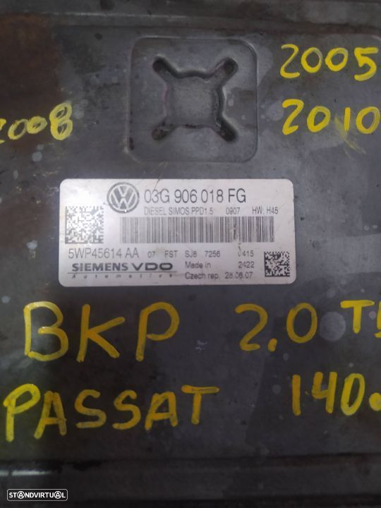 CENTRALINA Vw passat 2.0TDI SIEMENS VDO 5WP45614 AA / 03G906018FG / H45 - 2