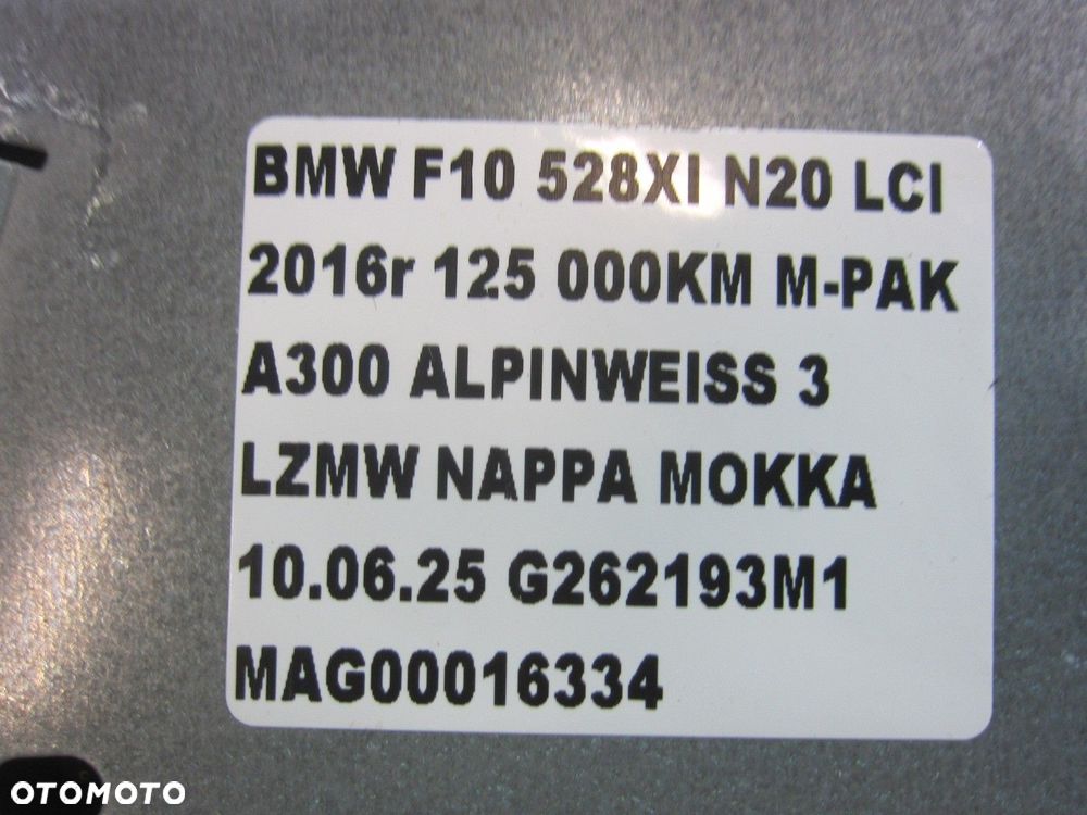 BMW 5 F10 AMPLITUNER WZMACNIACZ 9233592 65129233592 9312592 9226721 9229746 - 8