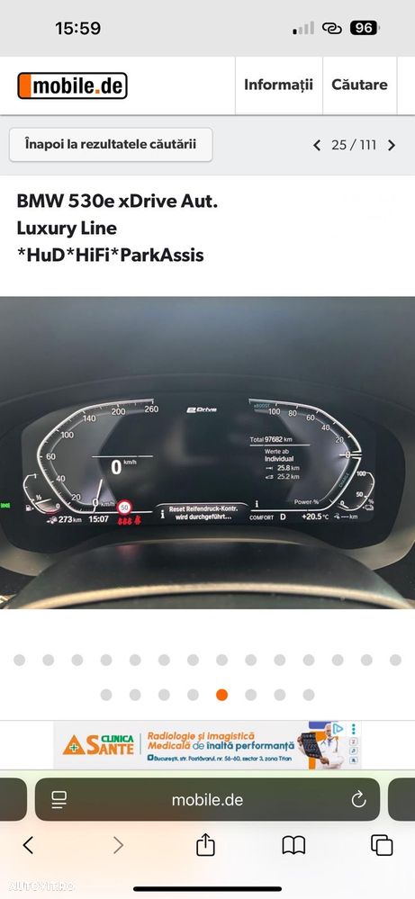 BMW Seria 5 530e xDrive AT PHEV - 39