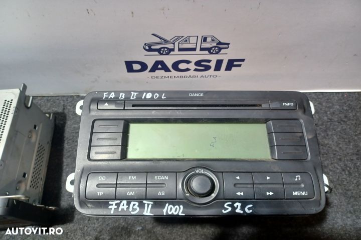 Radio cd 5J0035161 Skoda Fabia 5J [2007 - 2010] Hatchback 1.4 TDI MT - 1