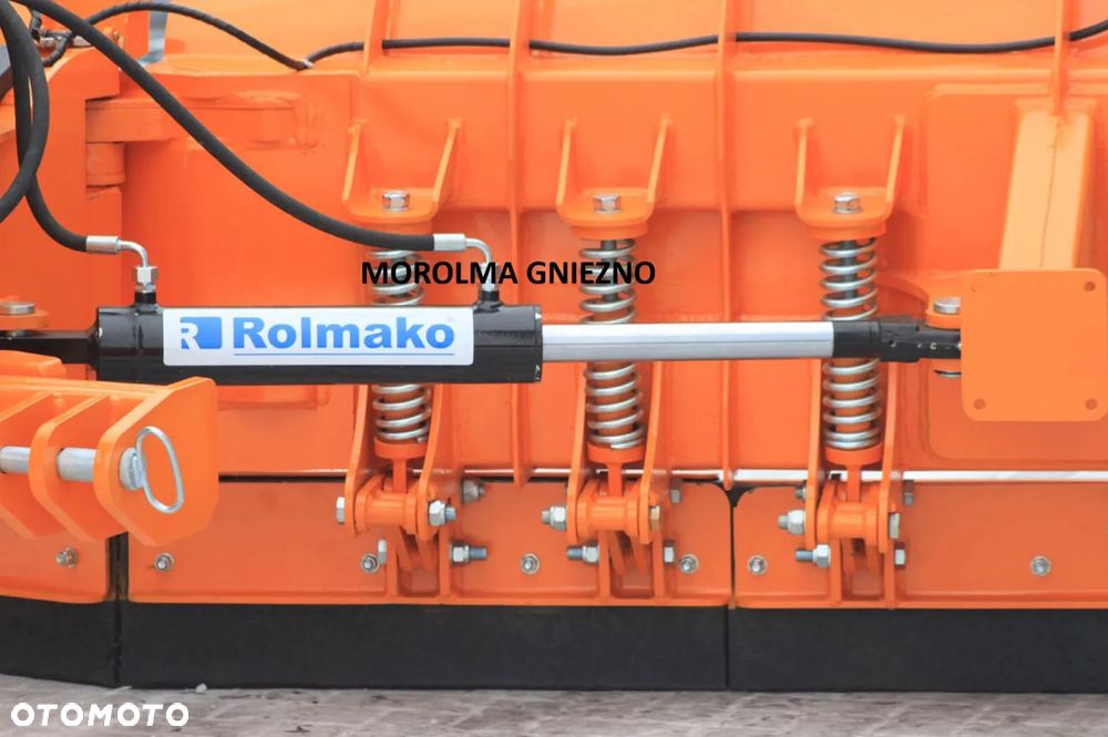 Składany pług do śniegu śnieżny komunalny ciężki 3,0 m TUZ kat II hydrauliczny - 9