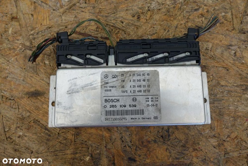 MODUŁ ESP MERCEDES W211 2002-2009 0265109539 - 1