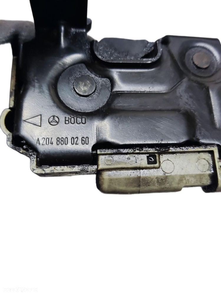 MERCEDES C KLASA W204 LIFT ZAMEK MASKI Z CZUJNIKIEM 2048704458 - 6