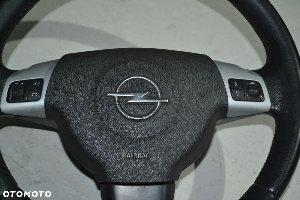 OPEL VECTRA C SIGNUM KIEROWNICA SKÓRZANA MULTIFUNKCJA 13143136 PODUSZKA AIRBAG 1312816 KPL - 9