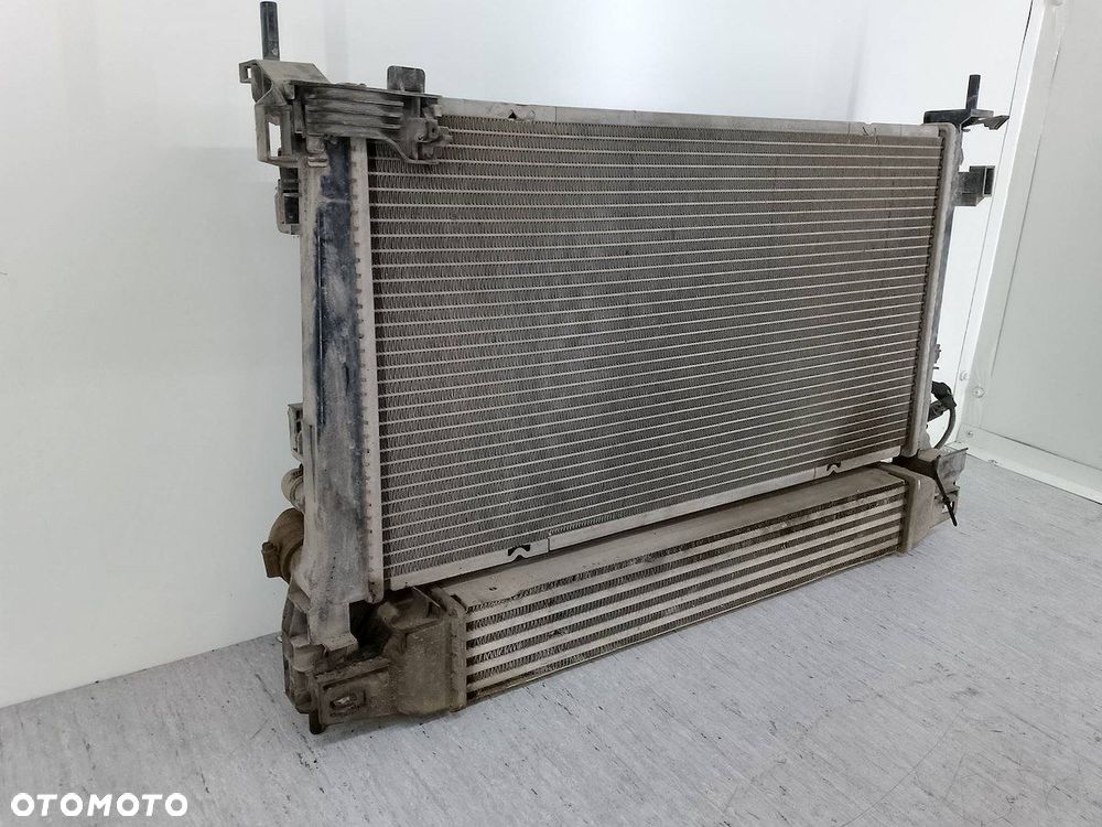 ZESTAW CHŁODNIC WODA INTERCOOLER WENTYLATOR PEUGEOT BIPPER N1495004 1.4 HDI - 8