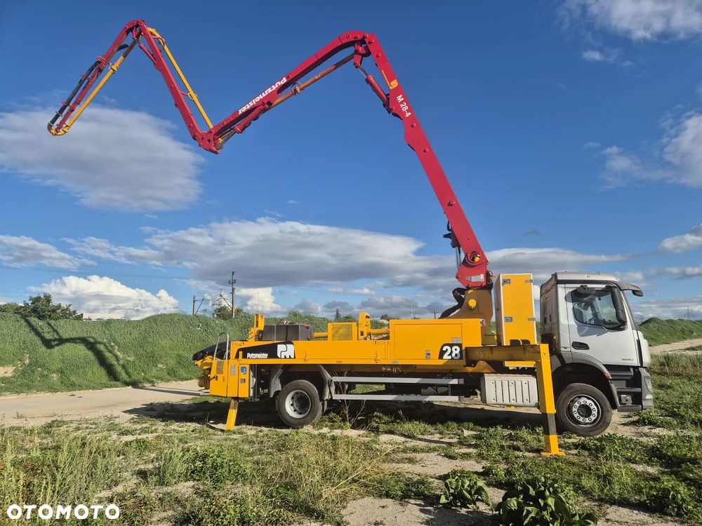 Mercedes-Benz Antos 1836 4x2 Putzmeister 28m halówka pompa do betonu, euro 6, 2018