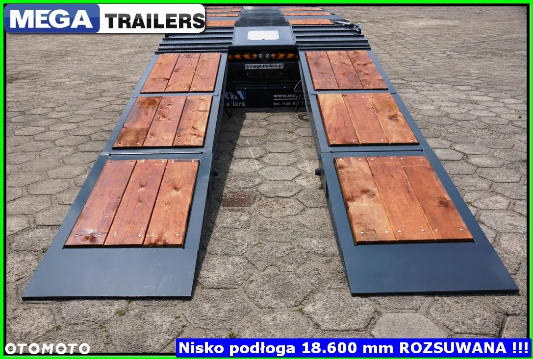 Mega Nisko-podwoziowa dł. 18,60 Mm, ROZSUWANA - KONTENERY 20, 30, 40 Ft !!! - 37