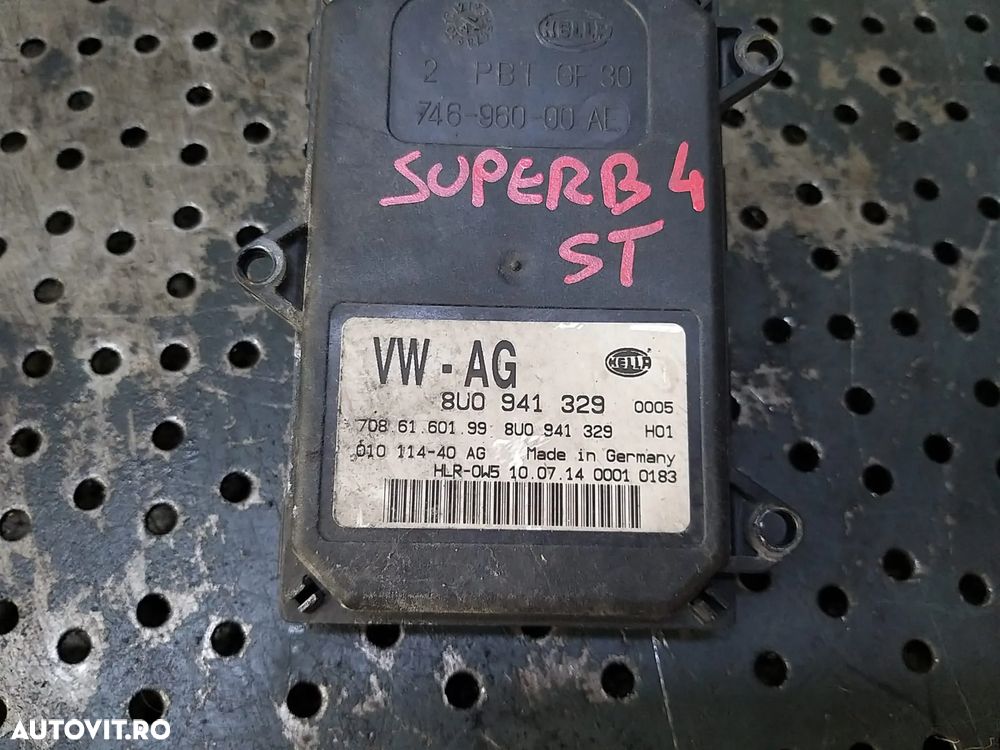 Modul calculator afs stanga skoda superb 2 facelift 8u0941329 7086160199 01011440ag - 2