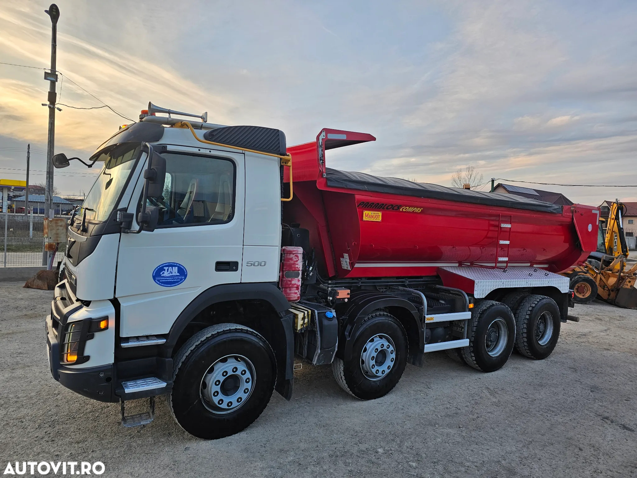 Volvo FMX 500 8x4 basculanta autobasculanta posibilitate finantare leasing - 2