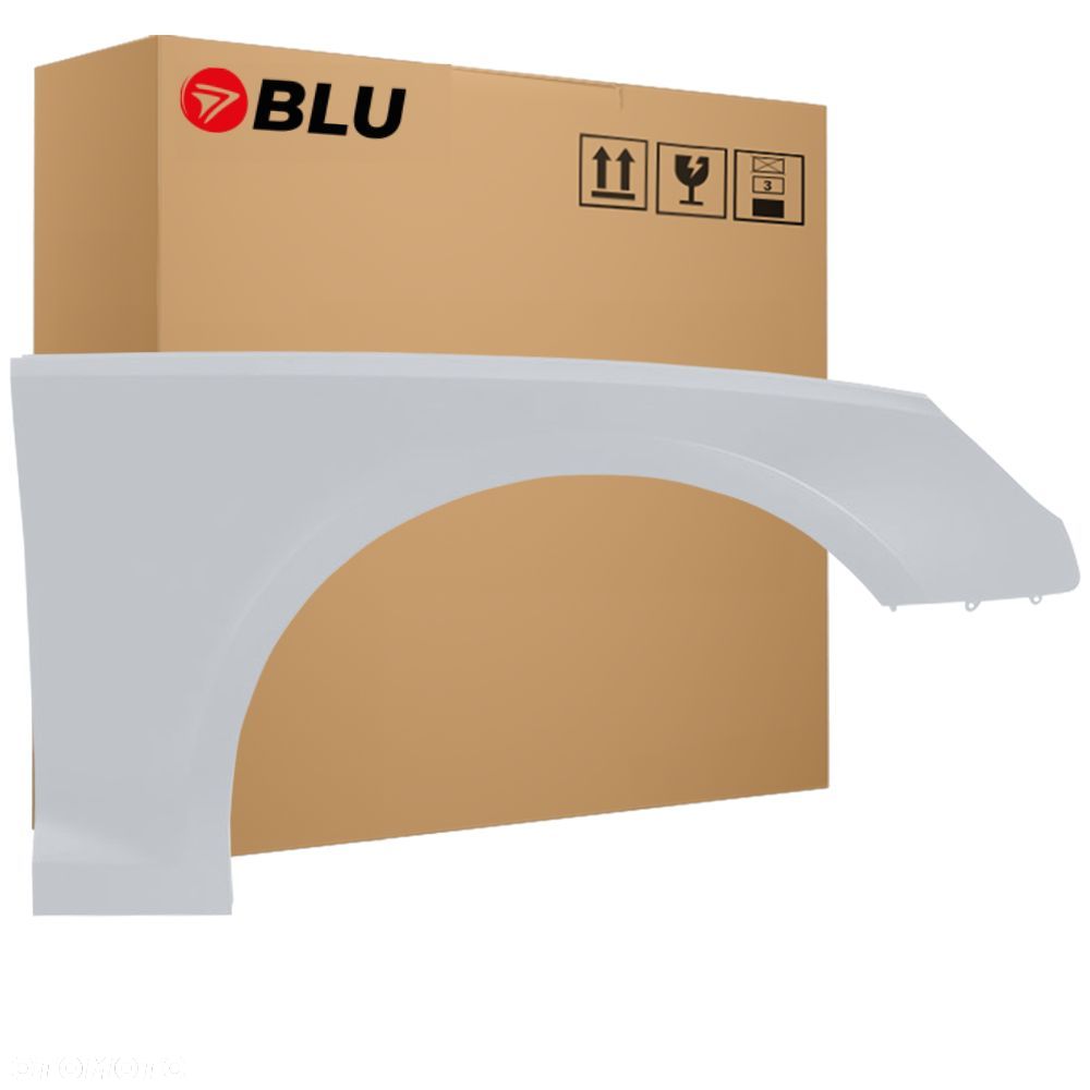 BLU Błotnik AUDI A4 B9 S4 LZ7G prawy przód srebrny 2015-2019 FlorettSilber - 1
