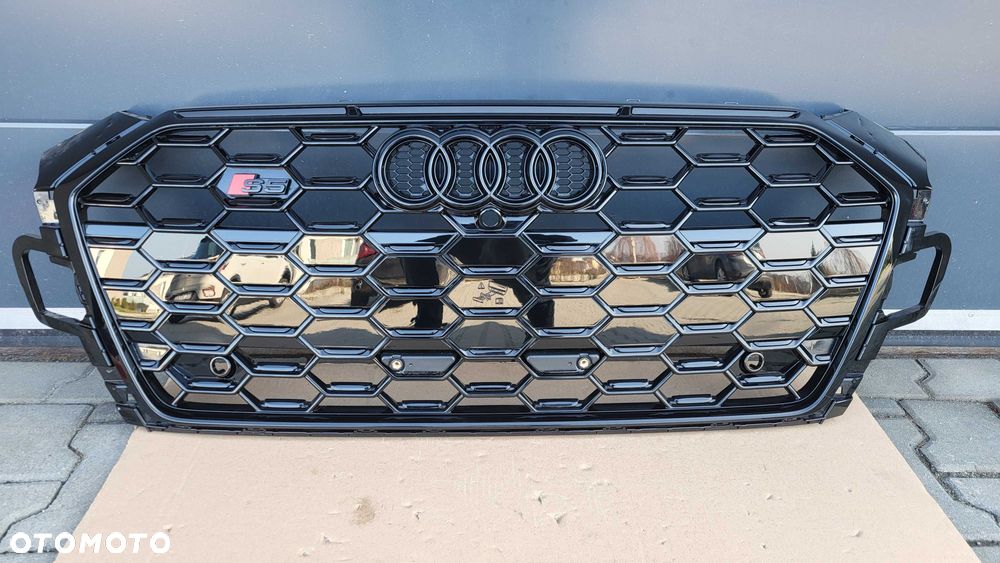 Atrapa chłodnicy GRILL Audi S5 A5 F5 8W6 LIFT 19- OE NOWA Shadow Line - 1