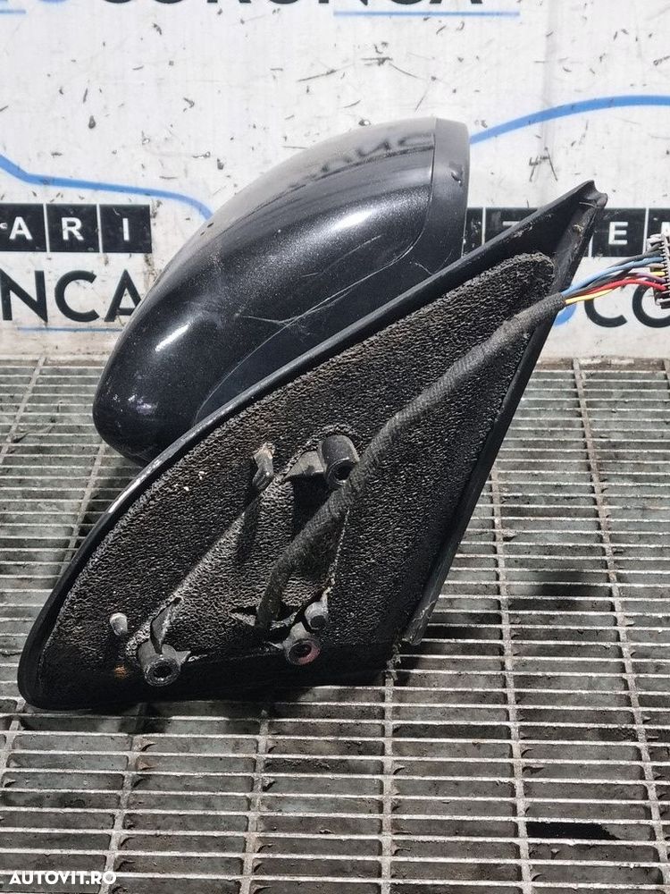 Oglinda dreapta Nissan Qashqai Facelift 2010 - 2013 4 Usi Vulkanschwarz Metalizat Z11 ... - 3