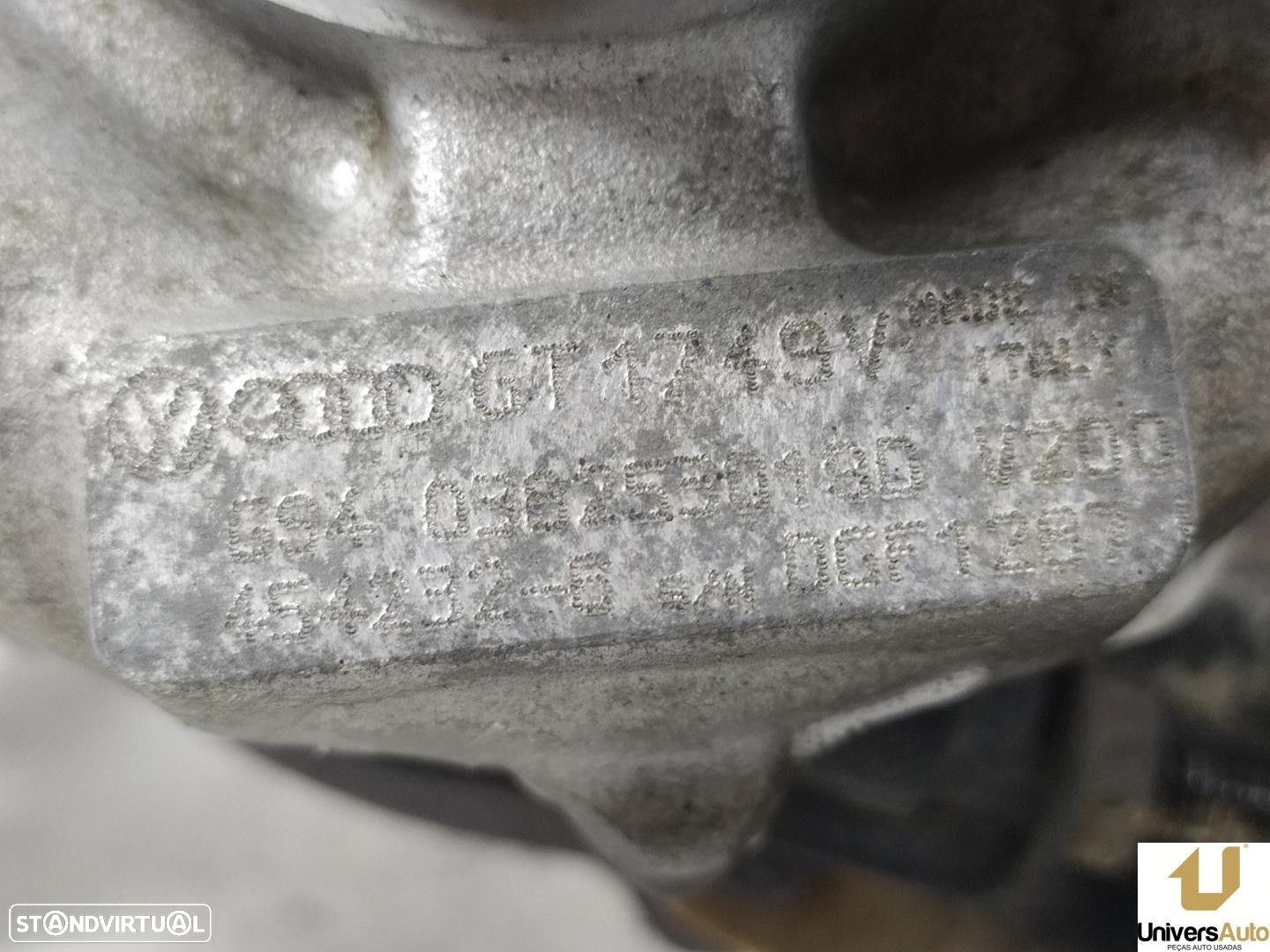 TURBOCOMPRESSOR AUDI A3 2001 -GT1749V - 2