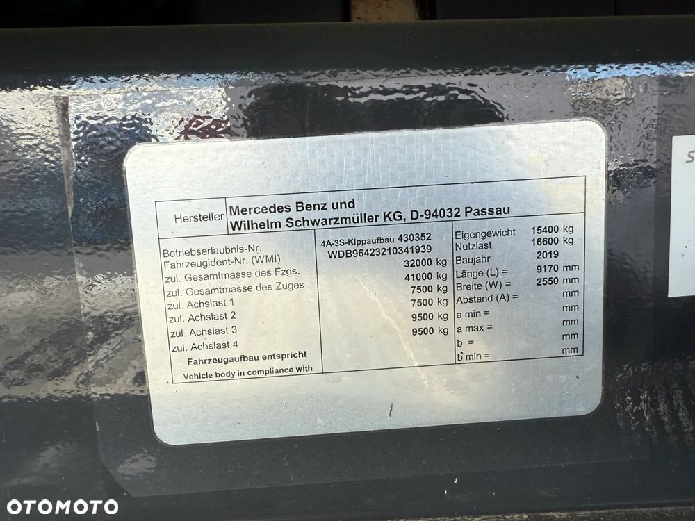 Mercedes-Benz AROCS 4145 8x6 EURO6 WYWROTKA TRÓJSTRONNA - 23