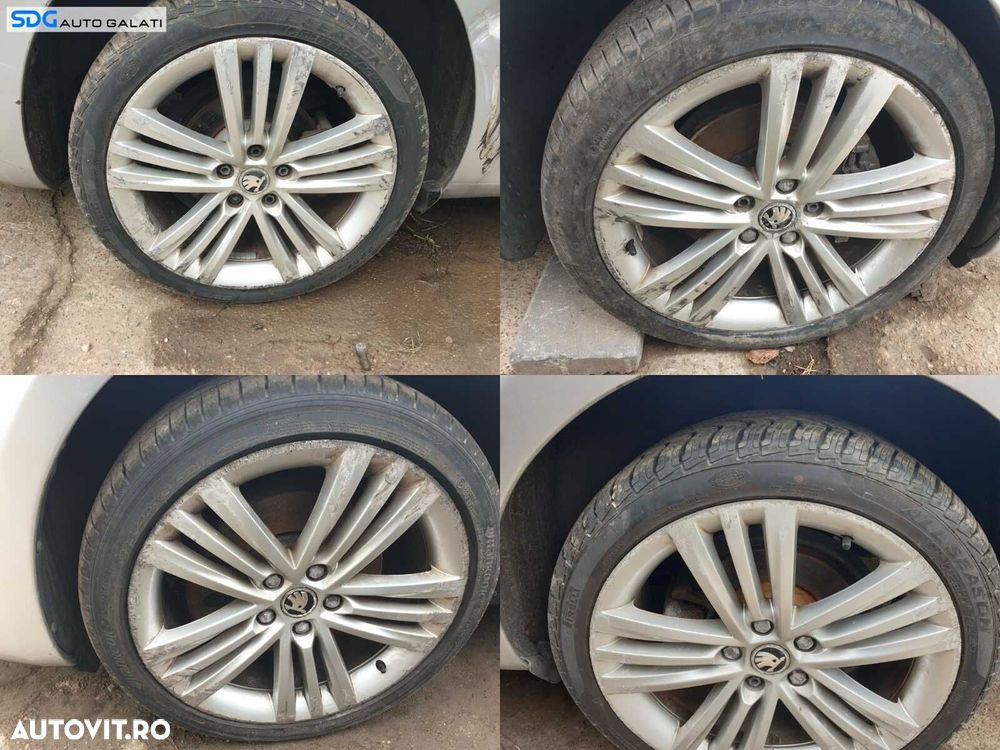 Set 4 Jante Roti Aliaj TRINITY 225 40 18 R18 5x112 Skoda Superb 2 2008 - 2015 [C5374] - 1