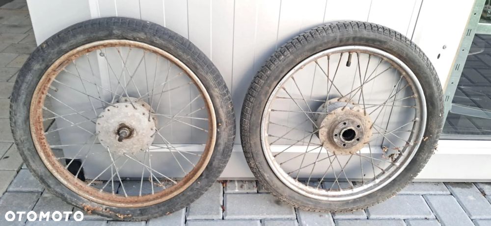 KOŁO KOŁA FELGA OPONA 2.25-16 ROMET OGAR 200 205 KADET PEGAZ KOŁA OBRĘCZE - 1