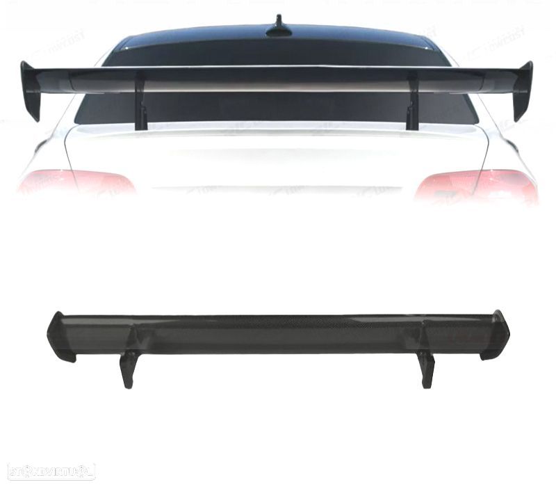 AILERON SPOILER BMW F30 11-15 LOOK GTS PRETO BRILHANTE - 1