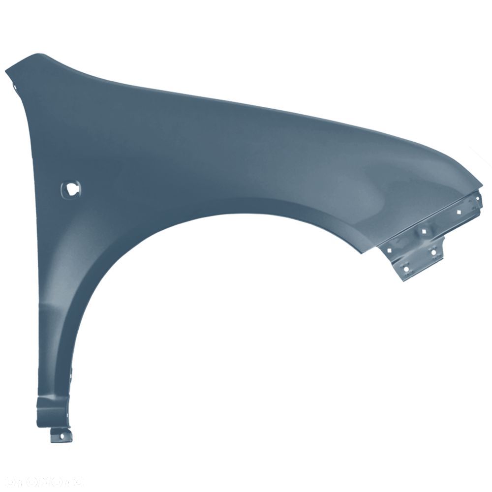 BLU Błotnik SKODA FABIA I 1 6Y 9901 prawy grafitowy 99-07 przód ocynk Graphite Grey - 2