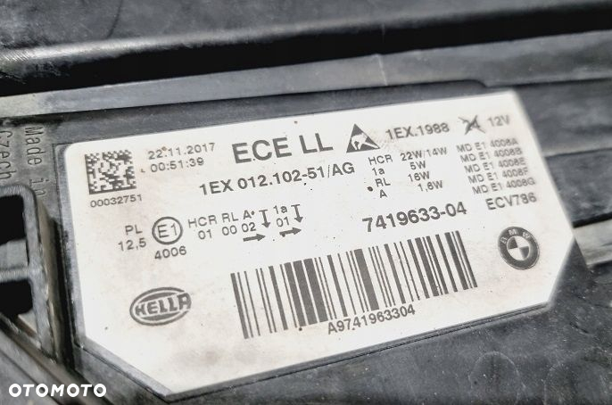 REFLEKTOR LEWY FULL LED BMW 3 F30 F31 LIFT LCI EUROPA - 6