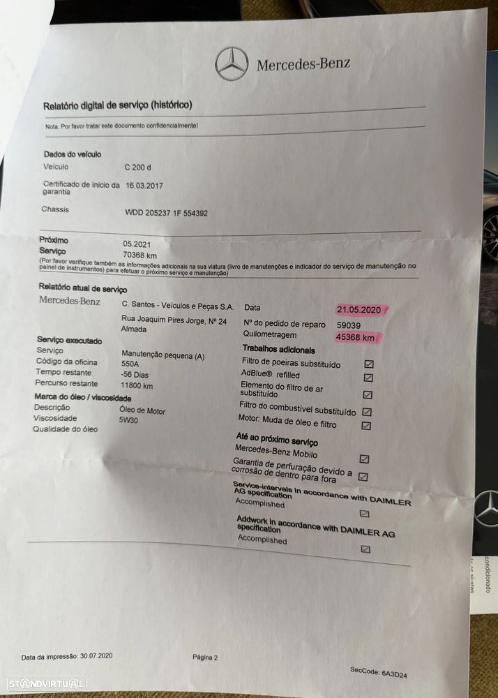 Mercedes-Benz C 200 d Avantgarde - 35