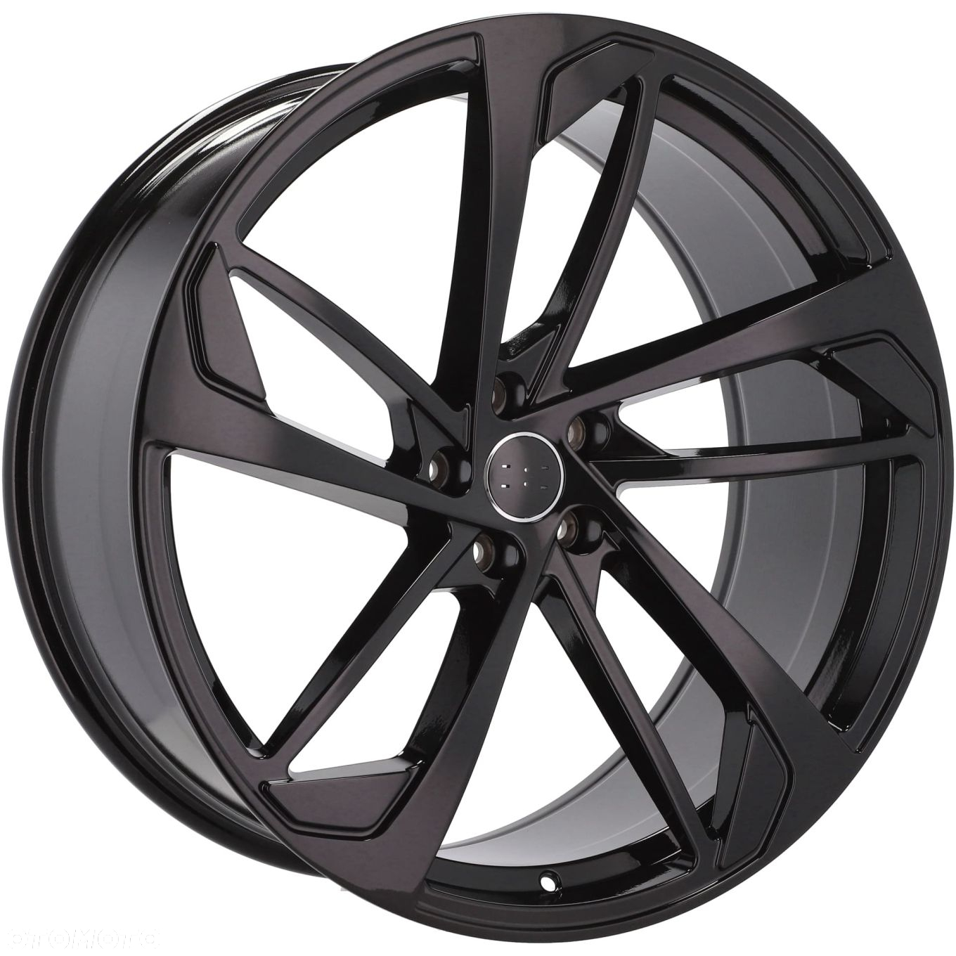4x Czarne Felgi 22 5x112 m.in. do AUDI RS4 RS5 RS6 RS7 SQ5 SQ7 Q7 Q8 SQ8 SQ8 e-tron - XE139 (IN5445) - 2