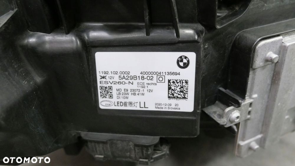 bmw g22 g23 g26 lampa led komplet prawa eu prelci reflektor - 3