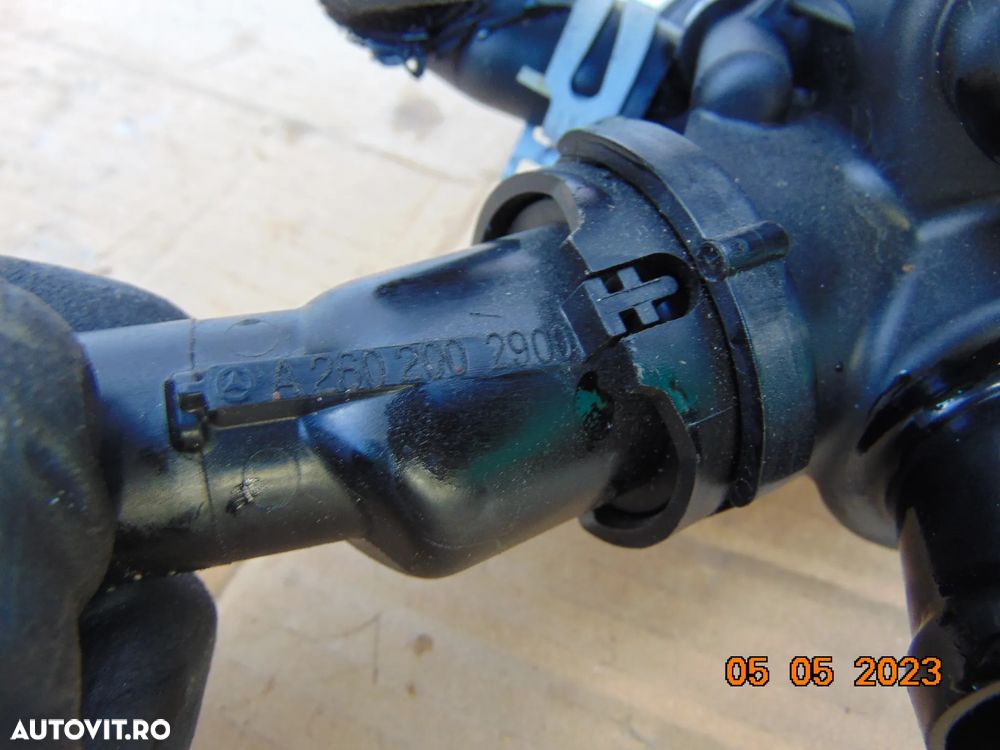 Carcasa termostat Mercedes 2.0 benzina w177 w247 x247 glb cla gla a class b class h247 w176 w246 - 3