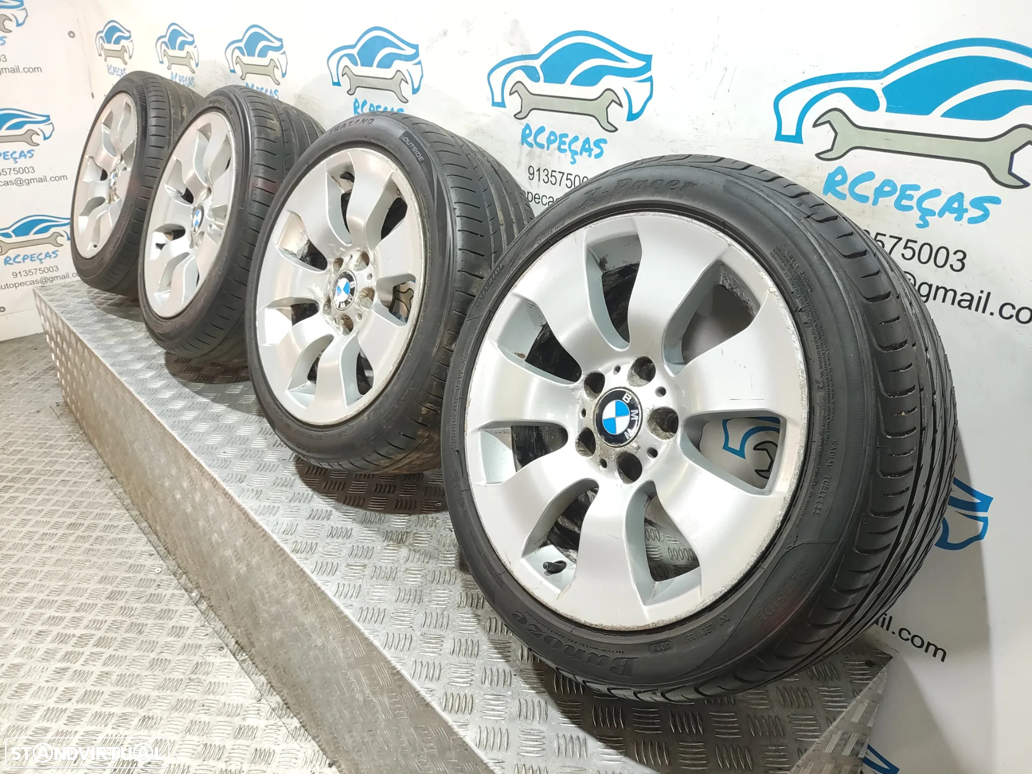 Conjunto Jantes 17 Originais BMW Serie 3 E90 8J ET34 5x120 - 10
