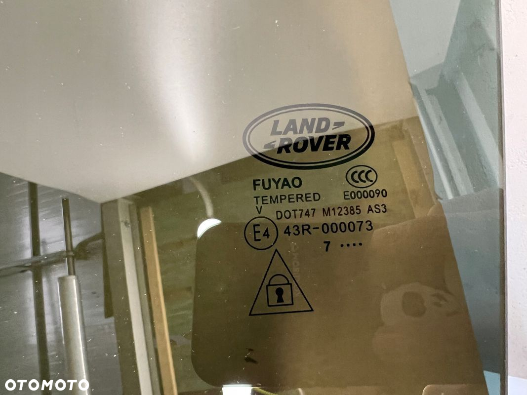 Range Rover Velar szyba drzwi lewy tył lewa - 2