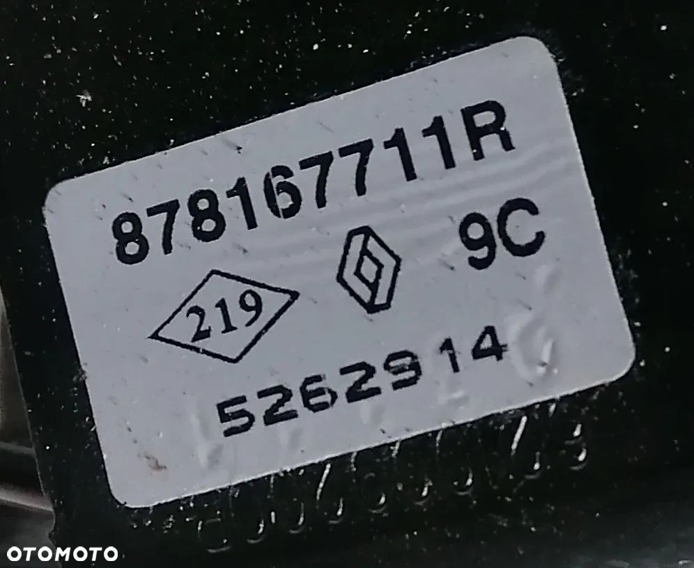 RENAULT CLIO IV 15r ZAPINKA PASA TYŁ PODWÓJNA 878167711R - 2