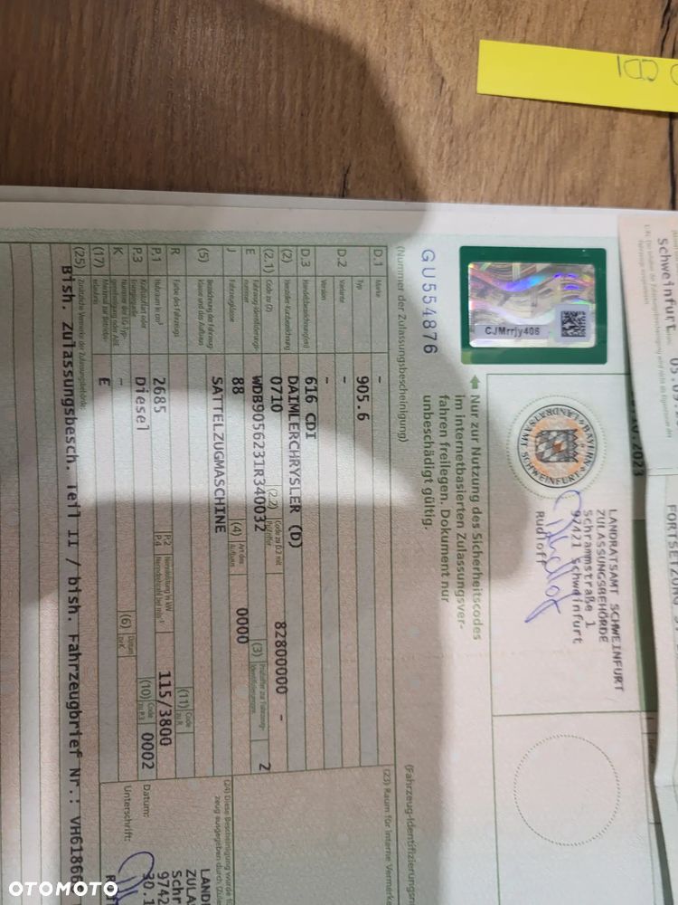 Mercedes-Benz Sprinter616 - 22