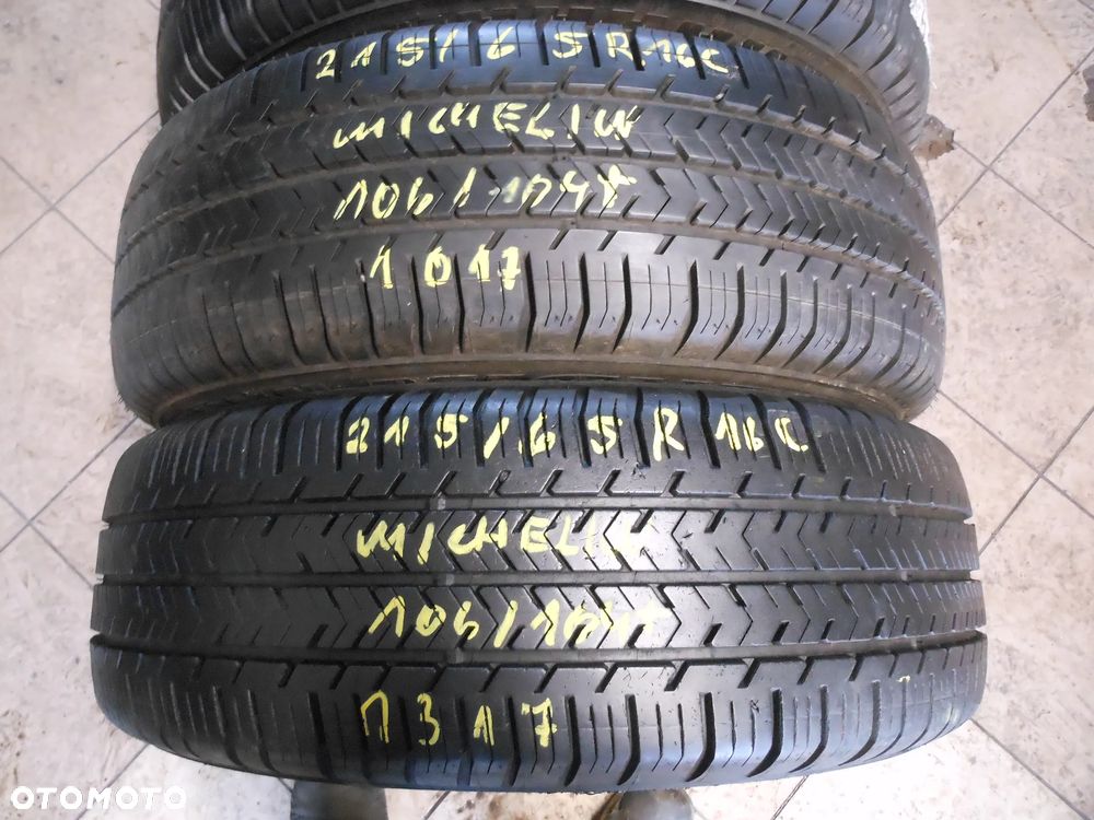 Opony 215/65r16c michelin agilis 51 8mm lato komplet - 2