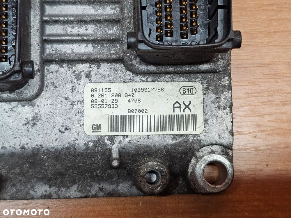 ZESTAW STARTOWY LICZNIK CIM STEROWNIK 55557933 STACYJKA SKRZYNKA OPEL CORSA D 1.2 B  Z12XEP 100% OK - 7