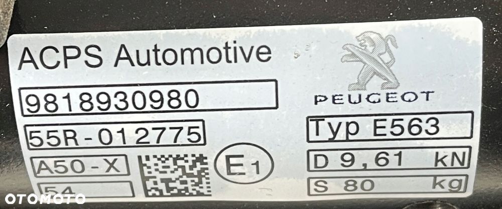 NOWY ORYGINALNY HAK HOLOWNICZY PEUGEOT 508 II KOMBI 9818930980 - 7
